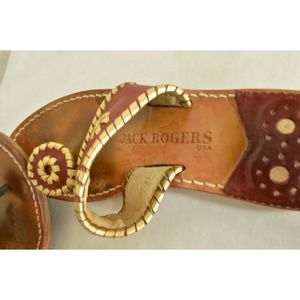 Jack Rogers Shoes - Jack Rogers sandals SZ 7 wine brown Palm beach Nav Jack Rogers Shoes - Jack Rogers sandals SZ 7 wine brown Palm beach Nav